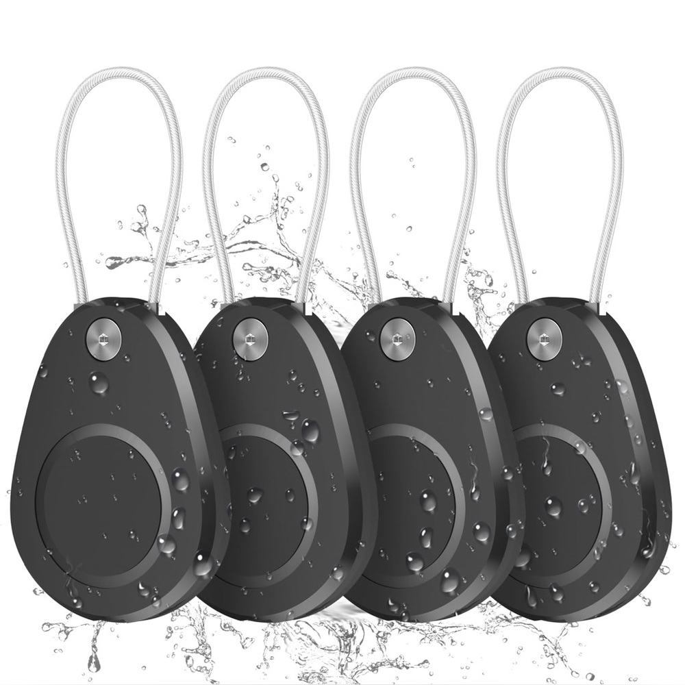 NEW 4 Pack Waterproof Keychain Holder for Apple AirTag Safety Ties Case